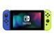 Nintendo Switch OLED with Blue and Neon Yellow Joy-Con