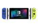 Nintendo Switch OLED with Blue and Neon Yellow Joy-Con