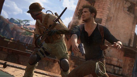 Uncharted 4 (русская версия) PS4 Б/У
