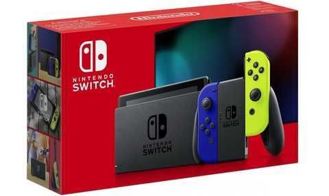 Nintendo Switch Blue-Yellow V2 - iGame.com.ua - ігрові приставки