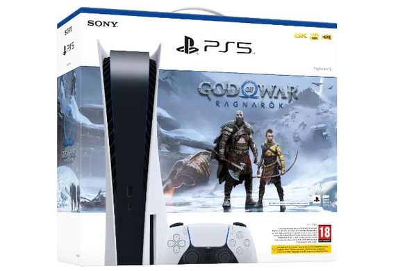 Sony PlayStation 5 BLU-RAY 825GB NEW + God of War Ragnarok