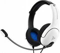 PDP Gaming LVL40 Wired Stereo Gaming Headset White PS5