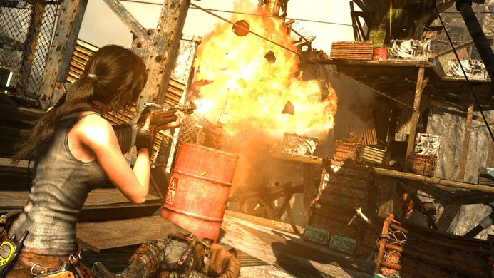 Tomb Raider: Definitive Edition (русская версия) PS4 Б/У